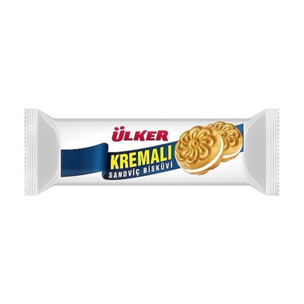 Ülker Kremalı Bisküvi / Vanilla Cream Biscuit – 61 g