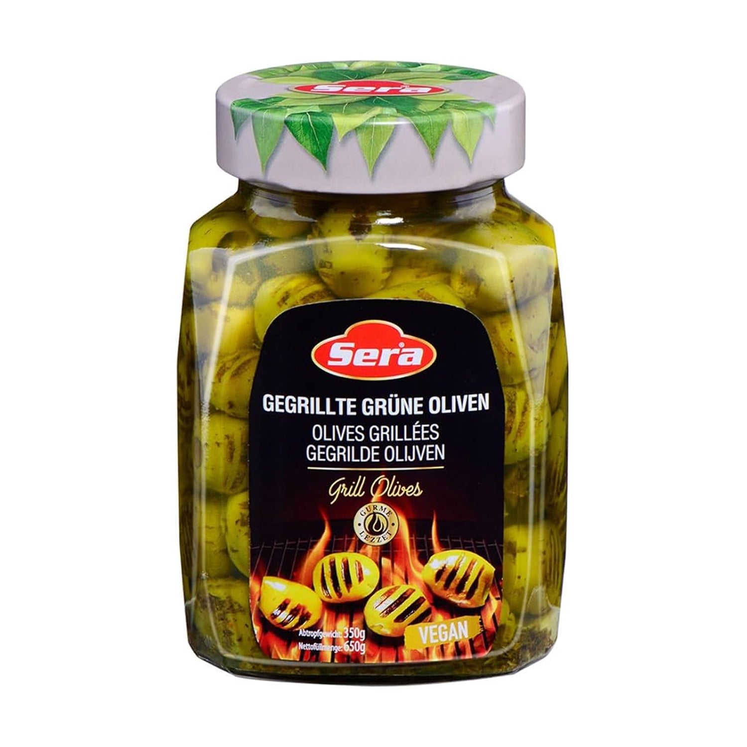 ifp-8690777013468-0-18b2d92e23c2f4ee Sera Marine Edilmiş Yeşil Zeytin / GREEN OLV GRILLED – 750 ml - Image 1