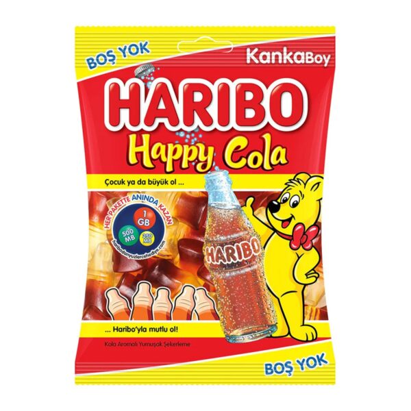 Haribo Mutlu Kola / HAPPY COLA – 80 g