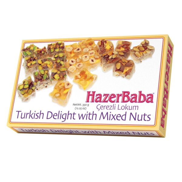 Hazerbaba Karışık Kuruyemiş Lokumu / MIX NUTS T.D. – 454 g