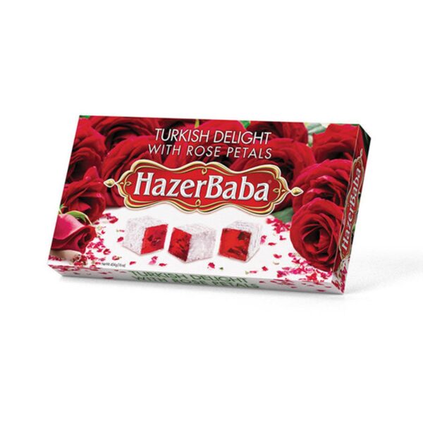 Hazerbaba Gül Yaprağı Lokumu / ROSE PETAL TD – 454 g