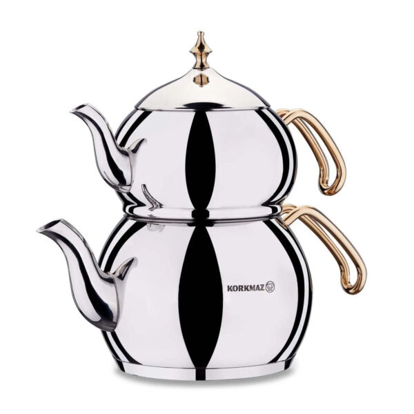 Korkmaz Hanedan Çaydanlık Altın / TEAPOT HANEDAN GOLD*1 – 1 ct