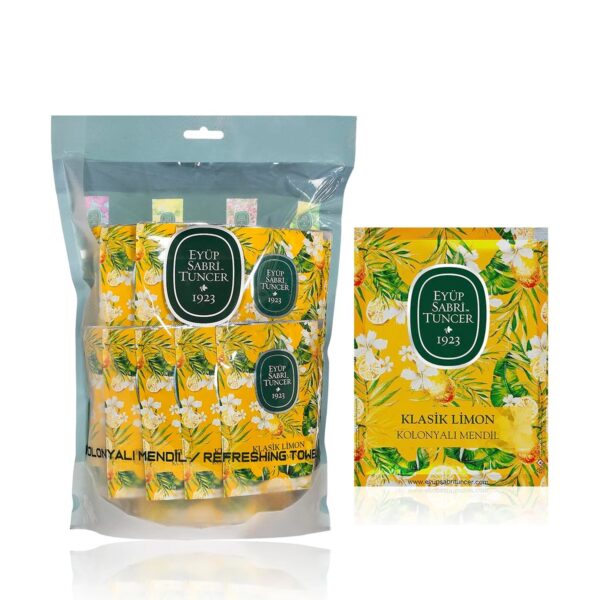 Eyüp Sabri Tuncer Kolonya Mendili 150 Adet Limon / EYUP ST COLOGNETOWEL LEMN150CT – 150 ct