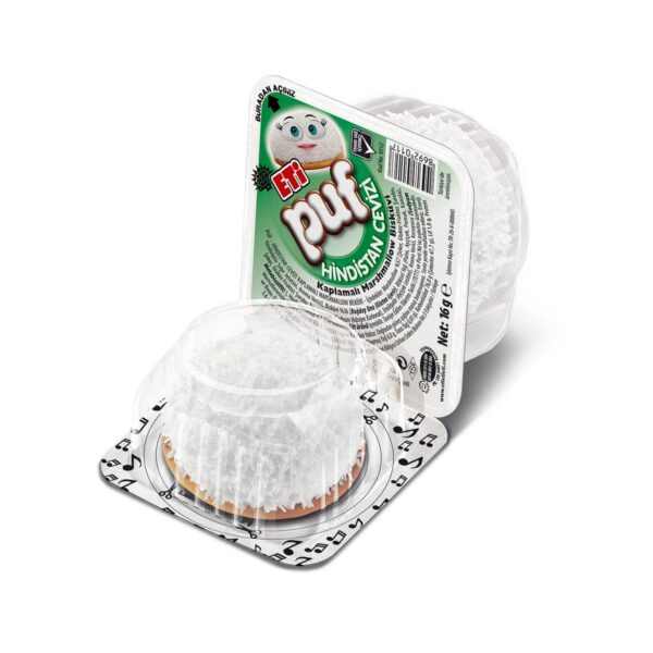 Eti Puf Bisküvi Hindistan Cevizi / PUF BISCUIT COCONUT – 16 g