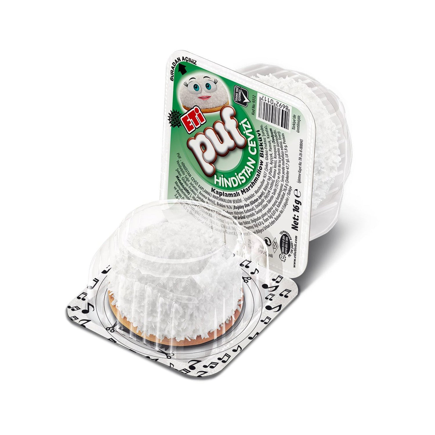 ifp-86920117-0-a73128dfb2a125c7 Eti Puf Bisküvi Hindistan Cevizi / PUF BISCUIT COCONUT – 16 g - Image 1