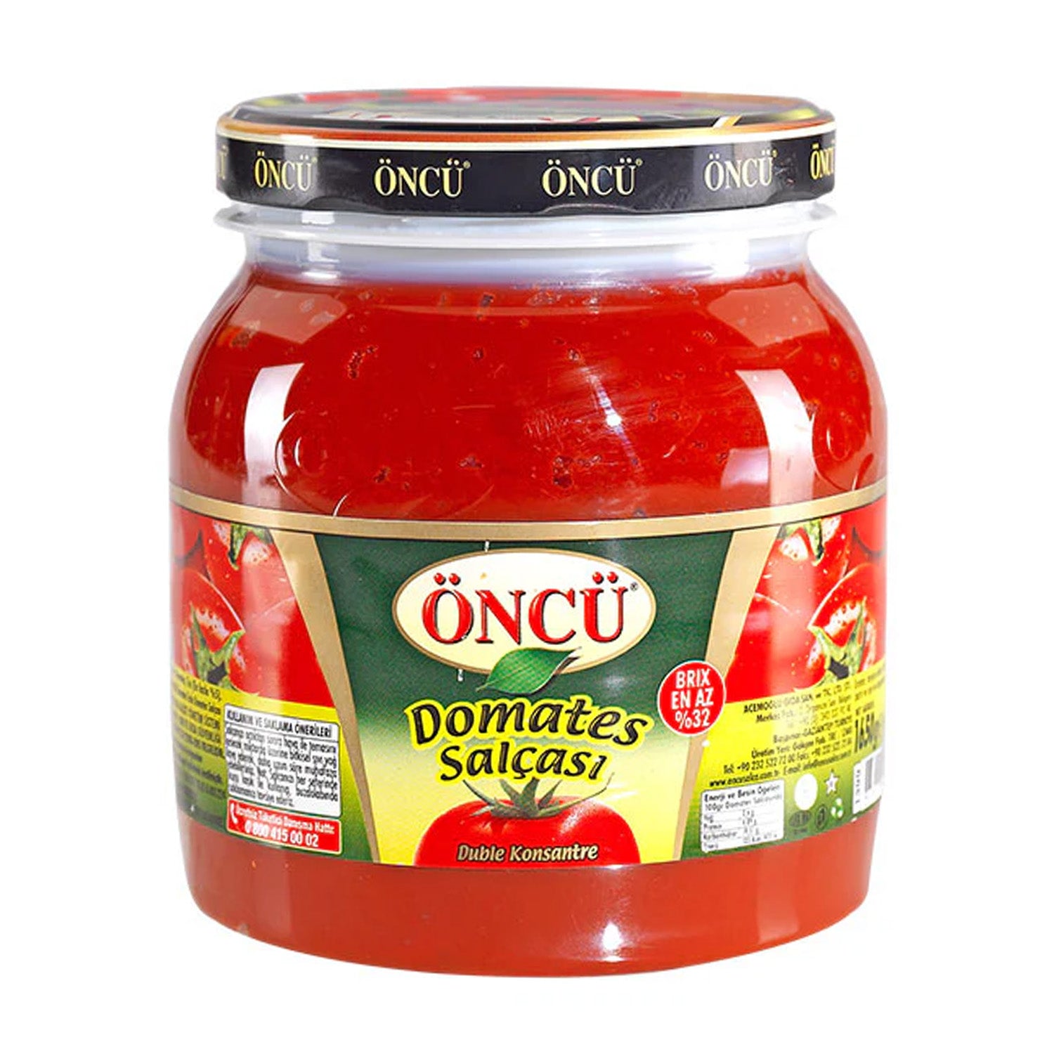 ifp-8693891196017-0-771d765d72580f2a Öncü Domates Salçası Plastik / TOMATO PASTE PLST – 1650 g - Image 1