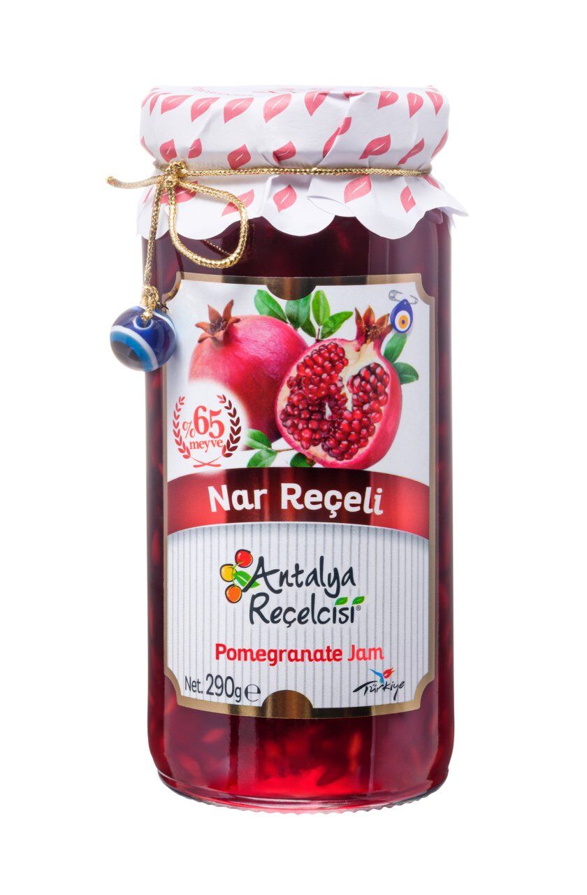 ifp-8697405860166-0-efd0772264c2be8f Antalya Reçelcisi Nar Reçeli / ANTALYA JAM POMEGRANATE – 290 g - Image 1