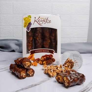 ifp-8699495570390-0-1545c18f10cdd87d Keyifçe Cevizli Sucuk / WALNUT SUCUK – 400 g - Image 1