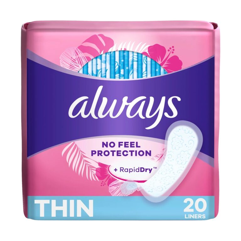 Always İnce Kokusuz Günlük Ped / Thin Unscented Panty Liners – 20 ct