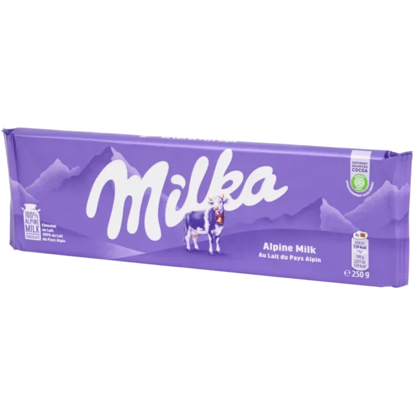 Milka Alpine Milk Chocolate – 250 g