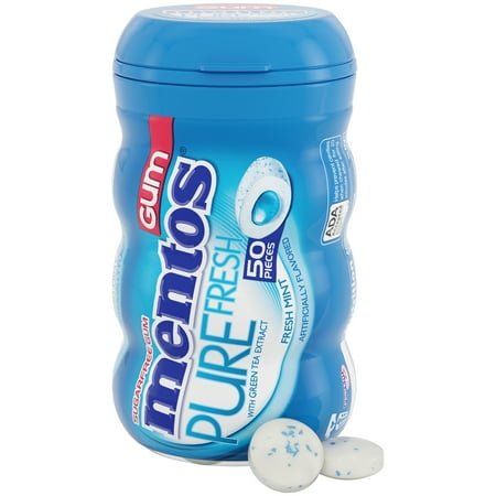 Mentos Fresh Mint Gum – 50 pieces