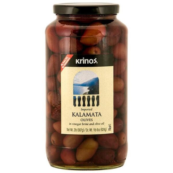 Krinos Kalamata Zeytin / Kalamata Olive – 2 lb