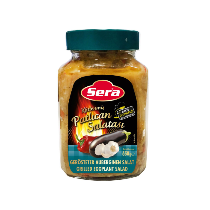 Sera Közlenmiş Patlıcan Salatası / Grilled Eggplant Salad – 650 g