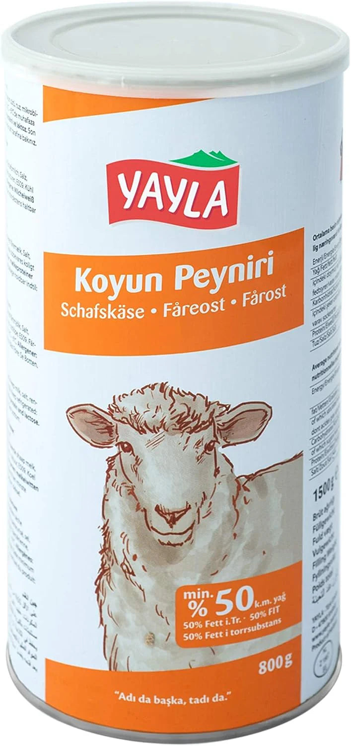 Yayla Sheep's Milk Cheese, 50% – 800 g