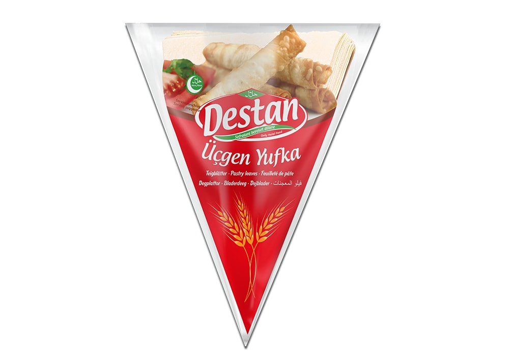 Destan Üçgen Yufka / Triangular Pastry Sheets – 330 g Destan Üçgen Yufka / Triangular Pastry Sheets – 330 g