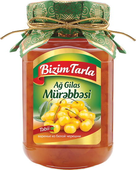 Bizim Tarla White Cherry Jam – 400 g