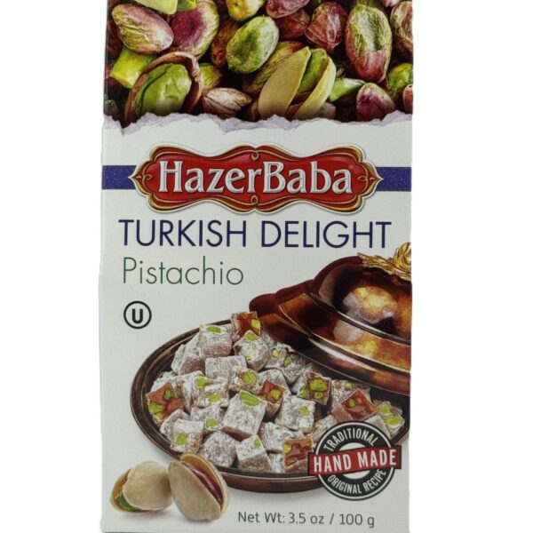 Hazerbaba Pistachio Turkish Delight – 100 g