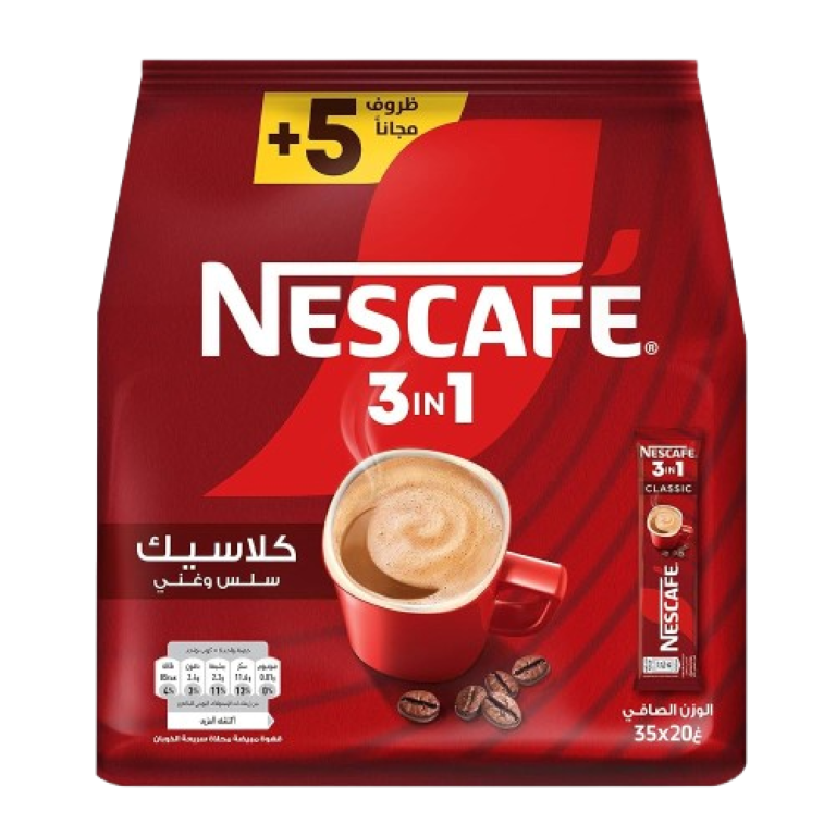 Nescafé 3-in-1 Original Coffee – 35 sachets / 700 g