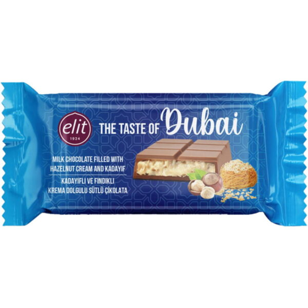 Elit Dubai Hazelnut Chocolate – 90 g