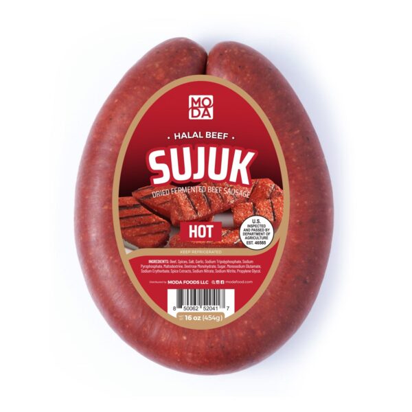 Moda Acılı Sucuk / Hot Soujouk Ring – 1 lb