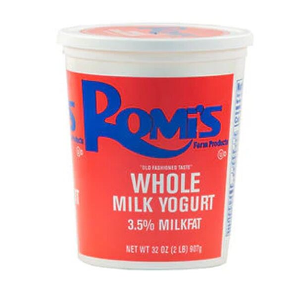 Romis Tam Yağlı Yoğurt / Whole Milk Yogurt – 2 lb