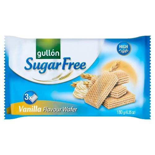 Gullón Sugar Free Vanilla Wafers – 180 g