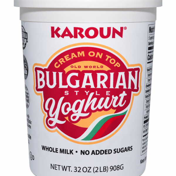 Karoun Bulgarian Cream-On-Top Whole Milk Yogurt – 2 lb