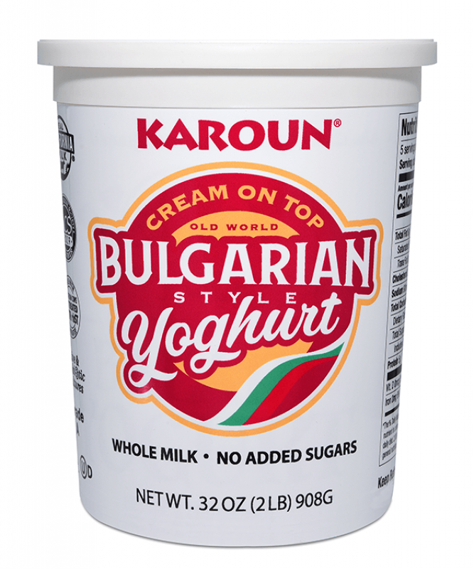 Karoun Bulgarian Cream-On-Top Whole Milk Yogurt – 2 lb