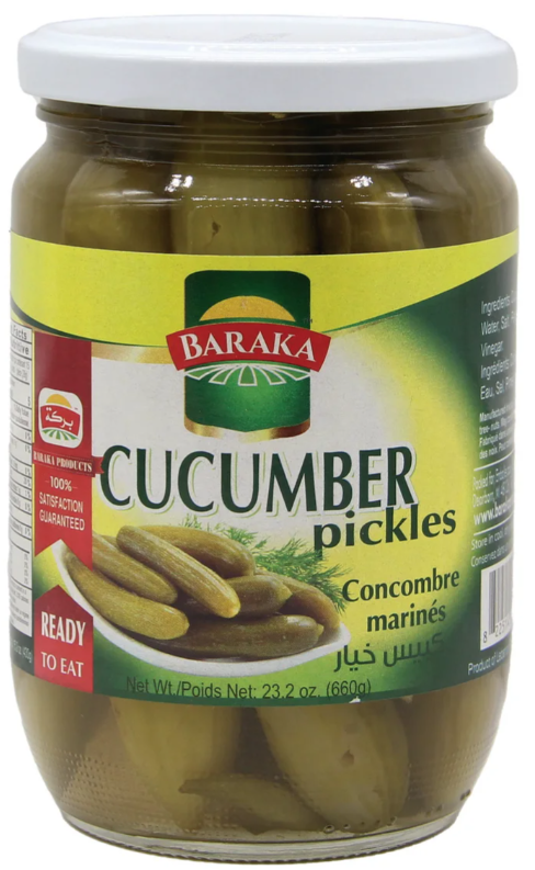 Baraka Cucumber Pickles – 660 g