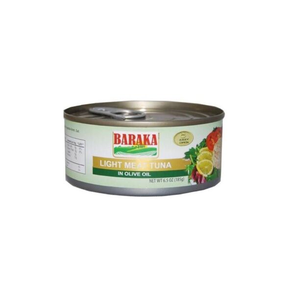 Baraka Light Tuna in Olive Oil – 185 g