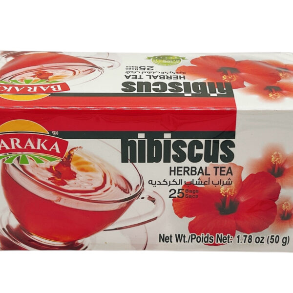 Baraka Hibiscus Tea – 25 tea bags / 50 g