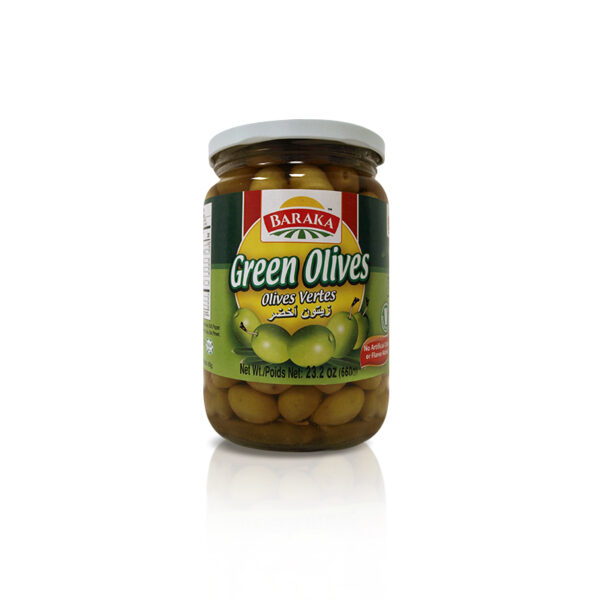 Baraka Green Olives – 660 g