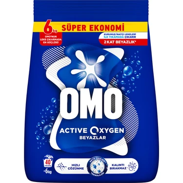 Omo Powder Laundry Detergent for Whites – 6 kg