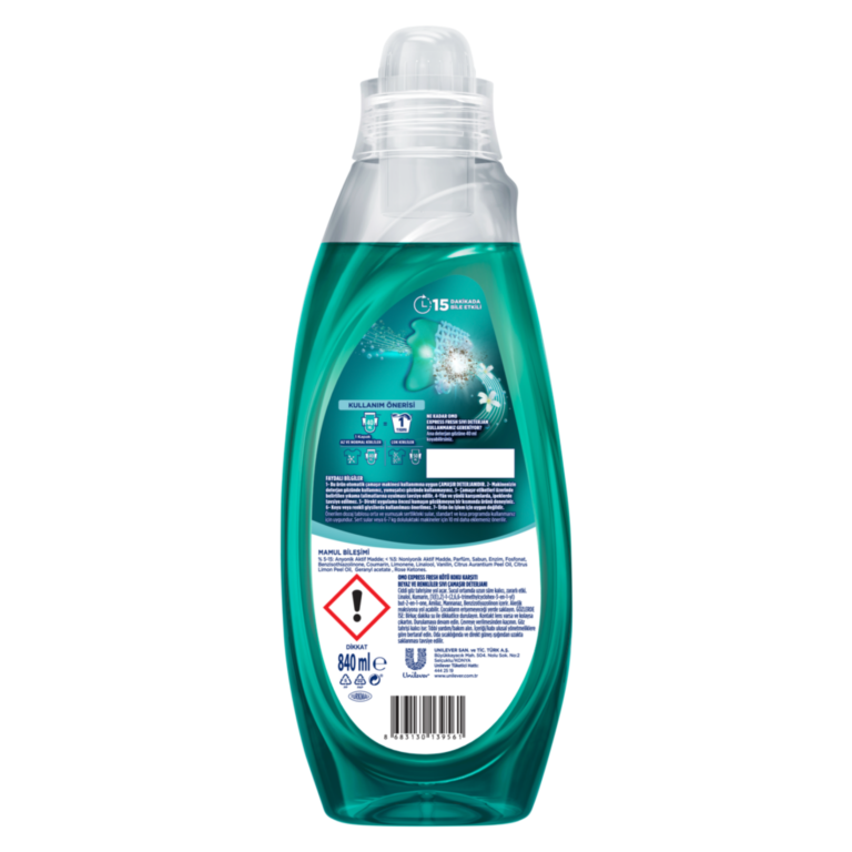 Omo Liquid Laundry Detergent for Whites & Colors – 840 ml
