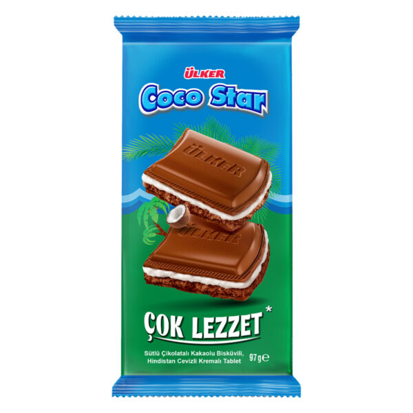 Ülker Cocostar Coconut Chocolate – 97 g