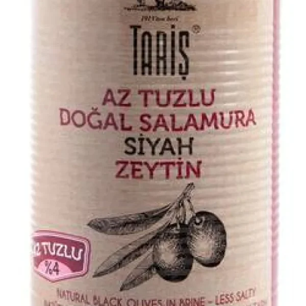 Tariş Low-Salt Black Olives – 800 g