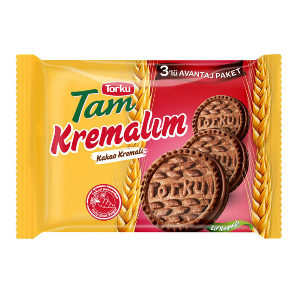 Torku Tam Kremalım Cocoa Cream-Filled Biscuits – 249 g