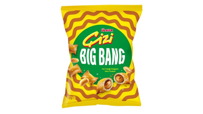 Ülker Çizi Big Bang / Peanut-Filled Mini Crackers – 70 g