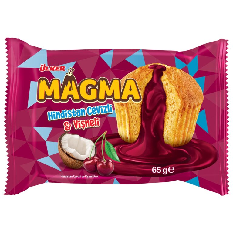Ülker Dankek Magma Coconut & Sour Cherry Cake – 65 g