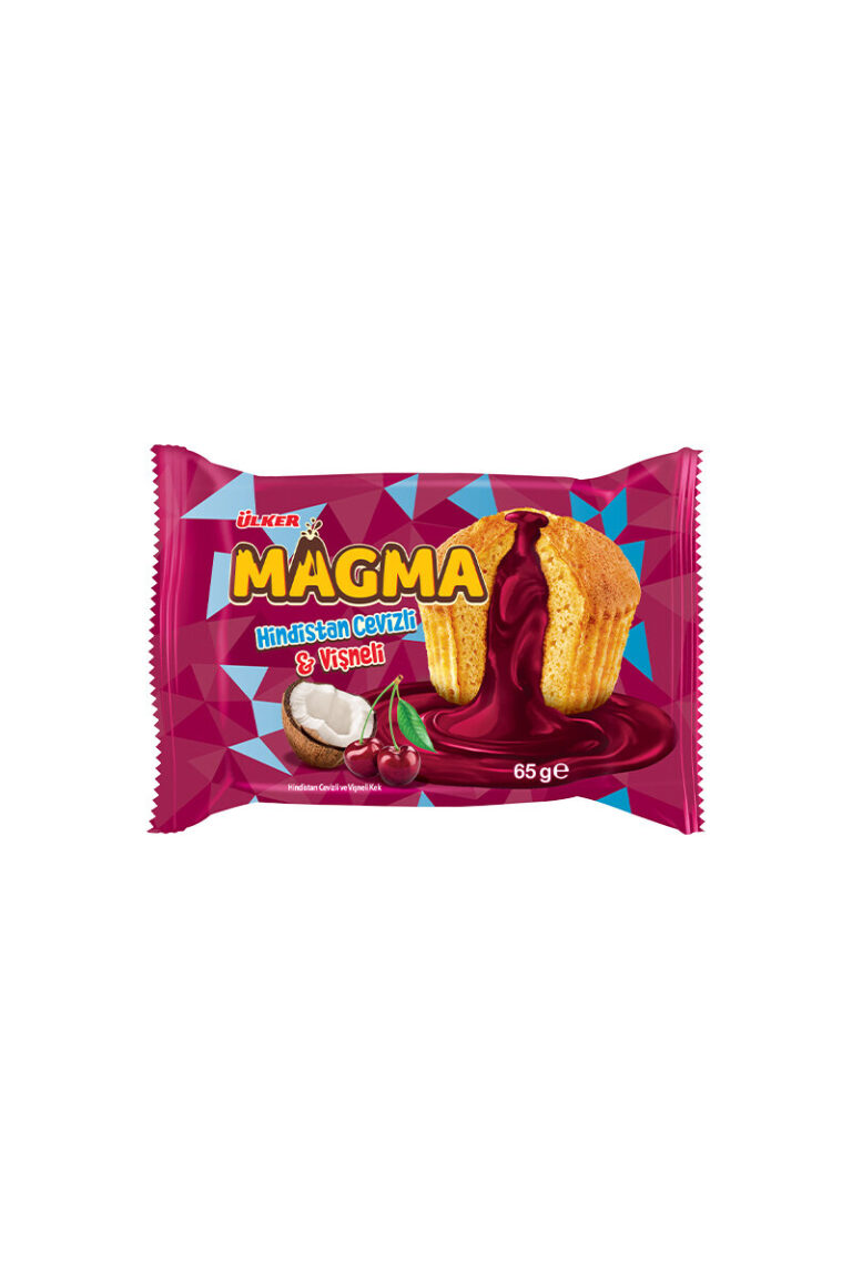 Ülker Dankek Magma Coconut & Sour Cherry Cake – 65 g