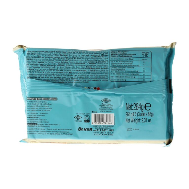 Ülker Saklıköy Milk Cream Biscuits – 264 g
