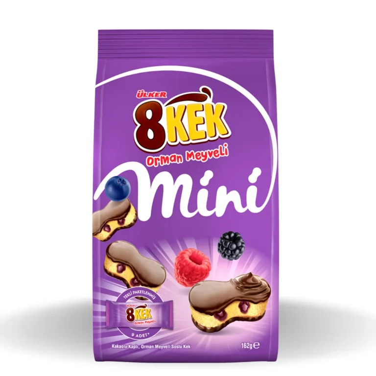 Ülker Dankek 8 Kek Mini / Forest Fruit Cakes – 162 g