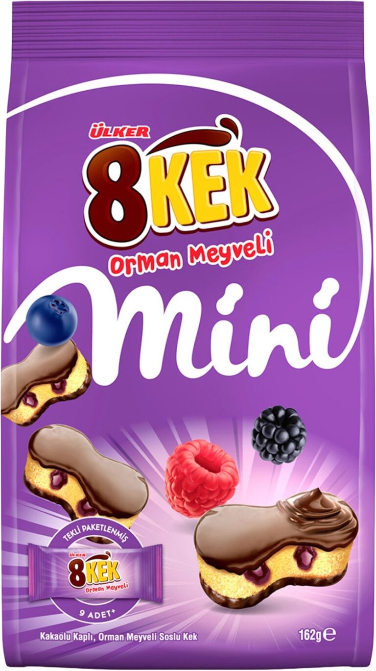 Ülker Dankek 8 Kek Mini / Forest Fruit Cakes – 162 g