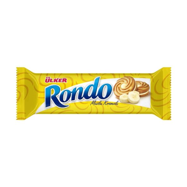 Ülker Rondo Muzlu Bisküvi / Rondo Banana Sandwich Biscuits – 61 g