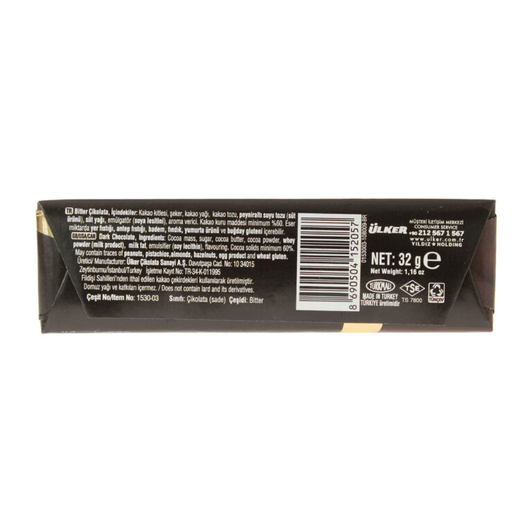 Ülker Dark Chocolate – 30 g