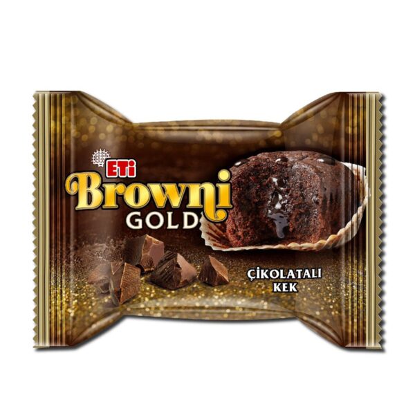 Eti Browni Gold Çikolatalı Kek / Browni Gold Chocolate Cake – 45 g