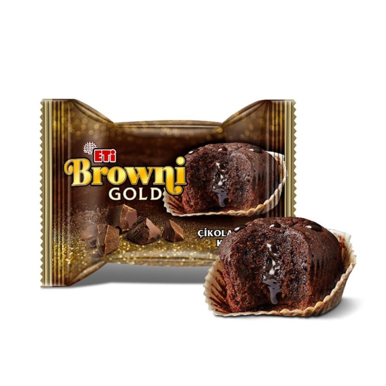 Eti Browni Gold Çikolatalı Kek / Browni Gold Chocolate Cake – 45 g