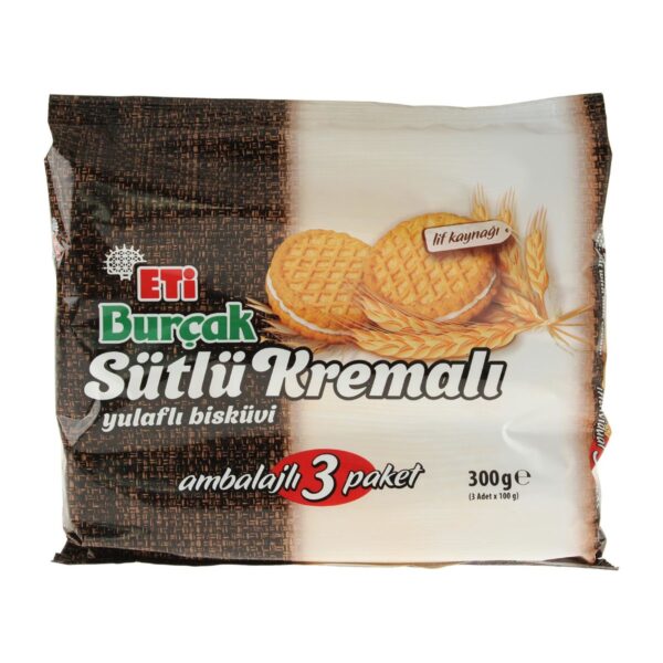 Eti Burçak Milk Cream Biscuits – 300 g