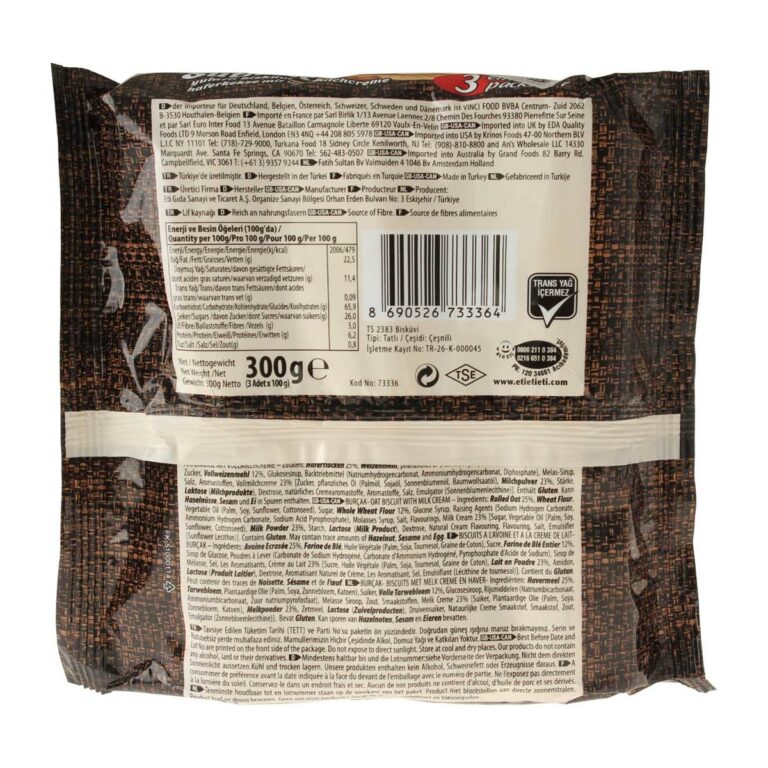 Eti Burçak Milk Cream Biscuits – 300 g