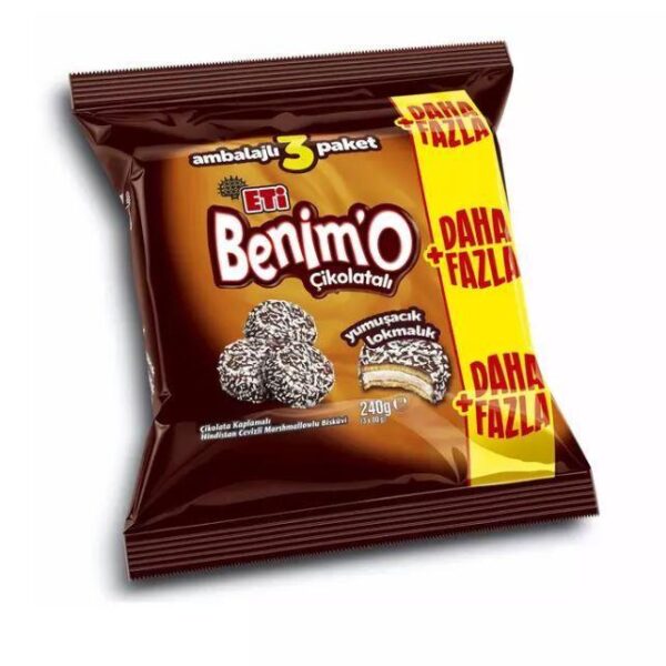 Eti Benim'O Biscuits – 3-pack / 240 g